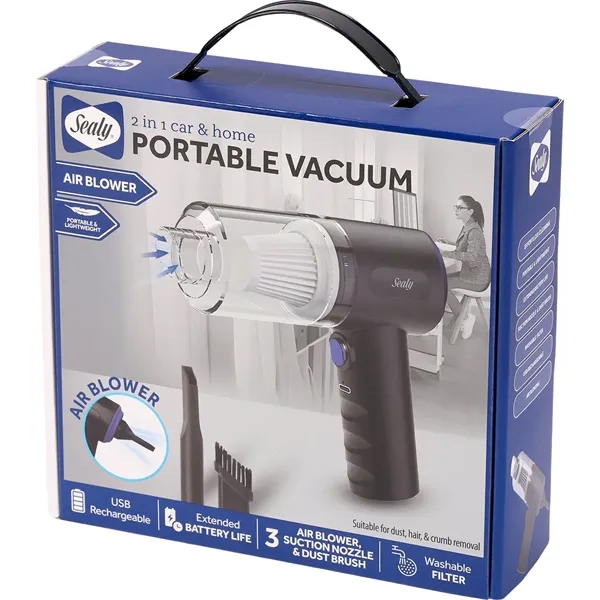 Sealy® 2-in-1 Car & Home Portable Vacuum... from ASI 89320 Starline USA Inc