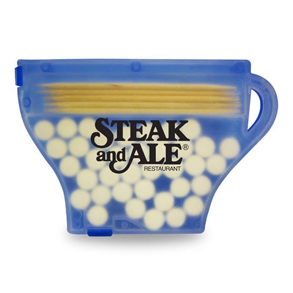 Combination toothpicks and sugar free mints in a coffee cup shaped... from ASI 90807 Tekweld