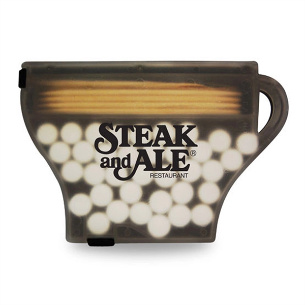 Combination toothpicks and sugar free mints in a coffee cup shaped... from ASI 90807 Tekweld