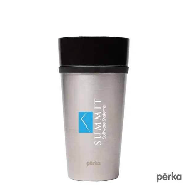 Perka® Linden 14 oz. Double Wall Ceramic Tumbler w/ Stain...... from ASI 67866 Logomark/Valumark