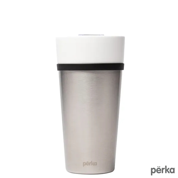 Perka® Linden 14 oz. Double Wall Ceramic Tumbler w/ Stain...... from ASI 67866 Logomark/Valumark
