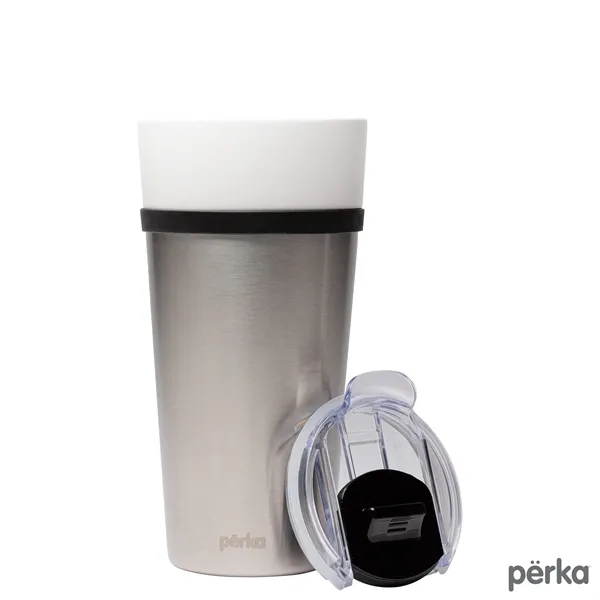 Perka® Linden 14 oz. Double Wall Ceramic Tumbler w/ Stain...... from ASI 67866 Logomark/Valumark