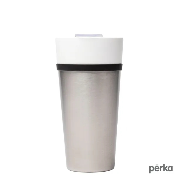 Perka® Linden 14 oz. Double Wall Ceramic Tumbler w/ Stain...... from ASI 67866 Logomark/Valumark