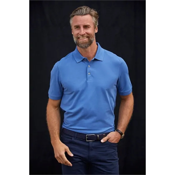 Men's polo with short sleeves, UPF 35+ protection, moisture-wicking performance, collar,... from ASI 47965 Cutter & Buck