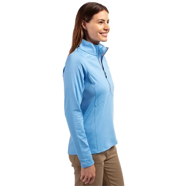 Women's pullover with a half-zip, raglan sleeves, and locker loop.... from ASI 47965 Cutter & Buck