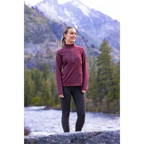 Women's pullover with a half-zip, raglan sleeves, and locker loop.... from ASI 47965 Cutter & Buck