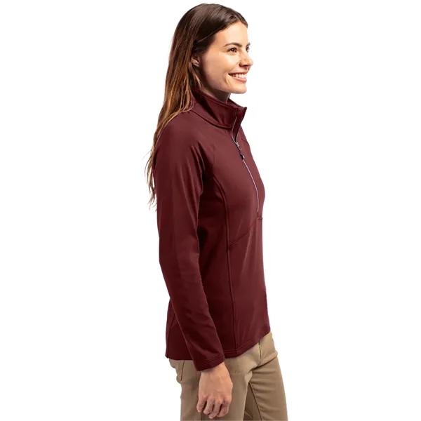 Women's pullover with a half-zip, raglan sleeves, and locker loop.... from ASI 47965 Cutter & Buck