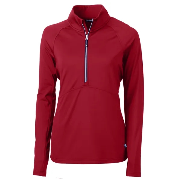 Women's pullover with a half-zip, raglan sleeves, and locker loop.... from ASI 47965 Cutter & Buck