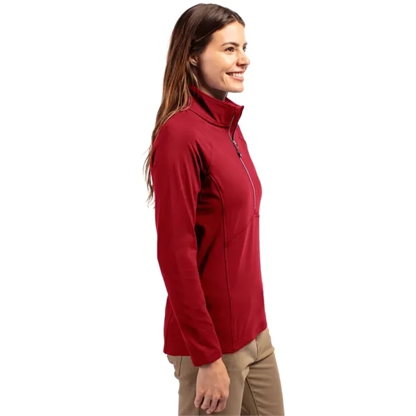 Women's pullover with a half-zip, raglan sleeves, and locker loop.... from ASI 47965 Cutter & Buck