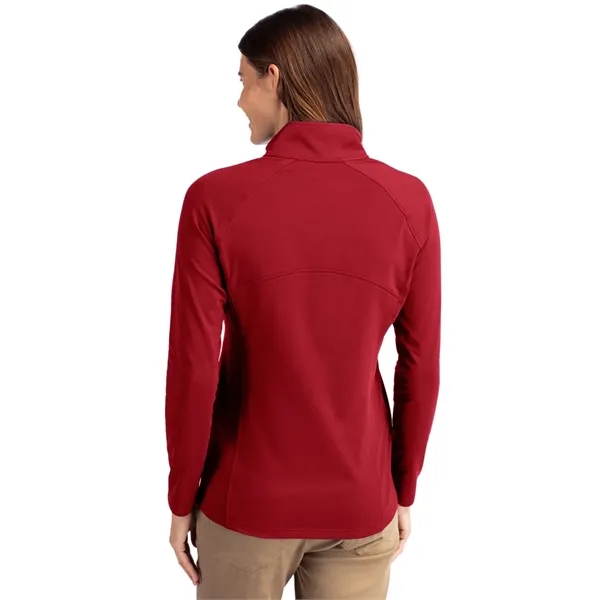 Women's pullover with a half-zip, raglan sleeves, and locker loop.... from ASI 47965 Cutter & Buck