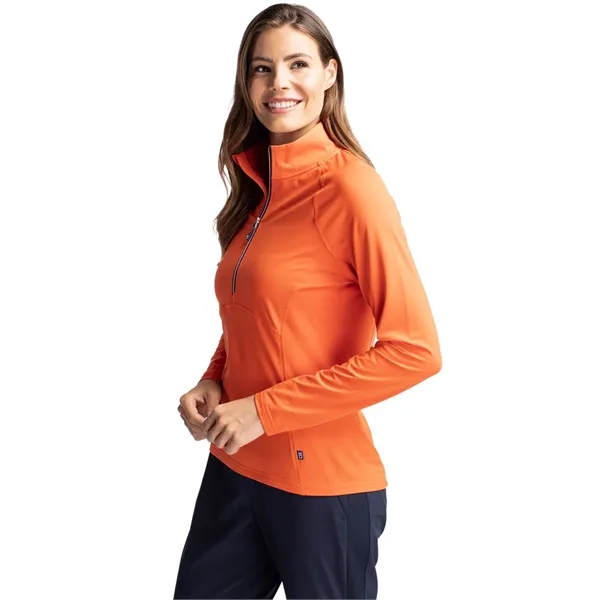 Women's pullover with a half-zip, raglan sleeves, and locker loop.... from ASI 47965 Cutter & Buck