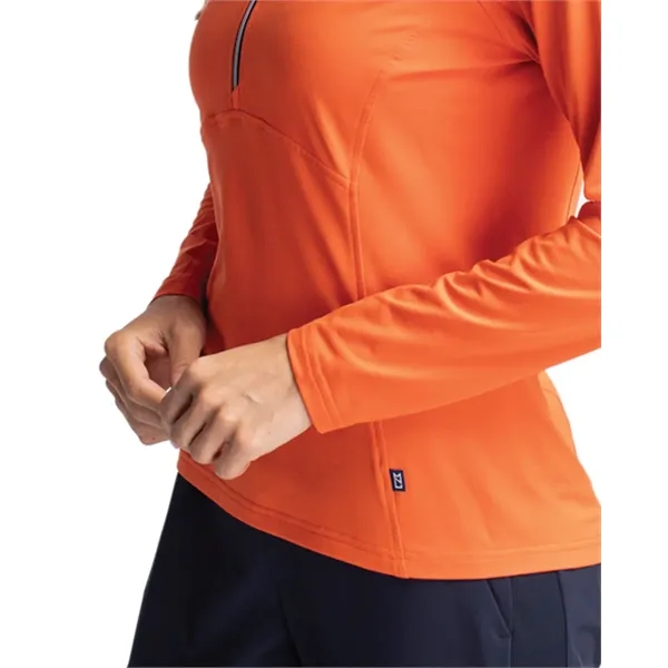 Women's pullover with a half-zip, raglan sleeves, and locker loop.... from ASI 47965 Cutter & Buck