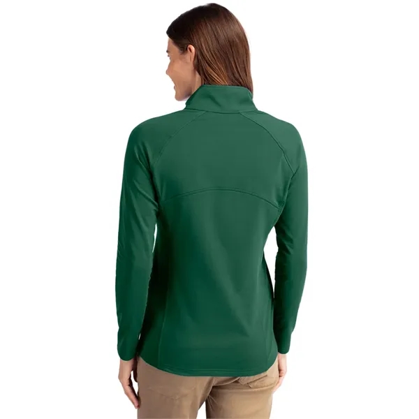 Women's pullover with a half-zip, raglan sleeves, and locker loop.... from ASI 47965 Cutter & Buck