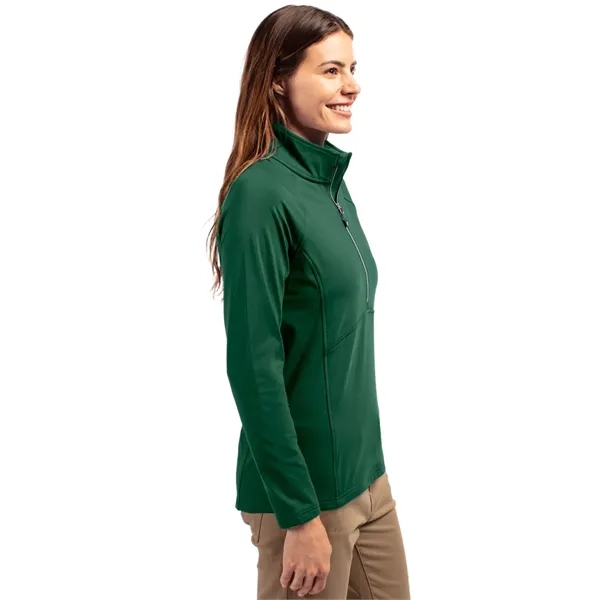 Women's pullover with a half-zip, raglan sleeves, and locker loop.... from ASI 47965 Cutter & Buck