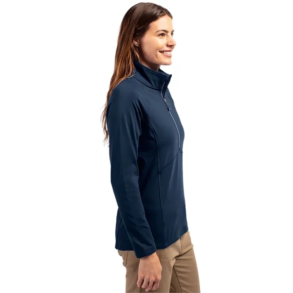 Women's pullover with a half-zip, raglan sleeves, and locker loop.... from ASI 47965 Cutter & Buck