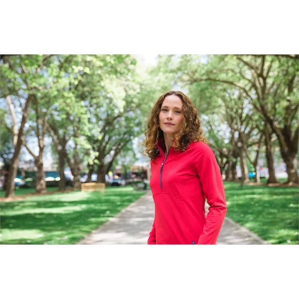 Women's pullover with a half-zip, raglan sleeves, and locker loop.... from ASI 47965 Cutter & Buck