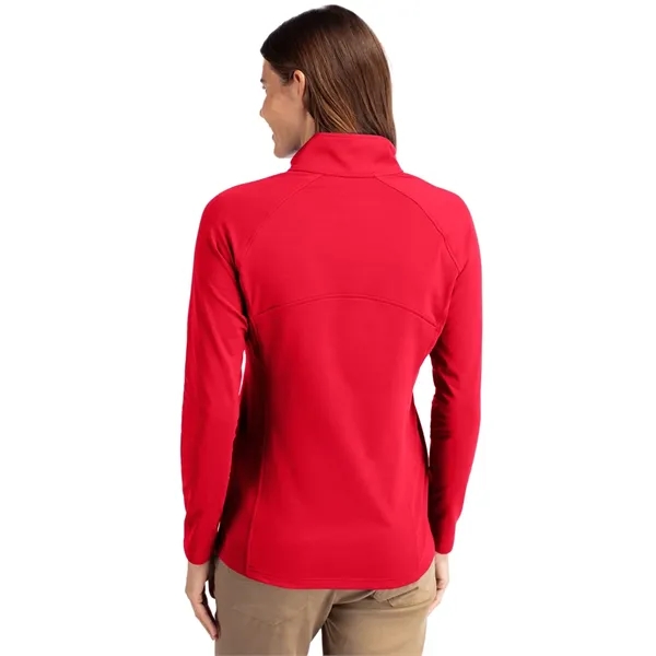 Women's pullover with a half-zip, raglan sleeves, and locker loop.... from ASI 47965 Cutter & Buck