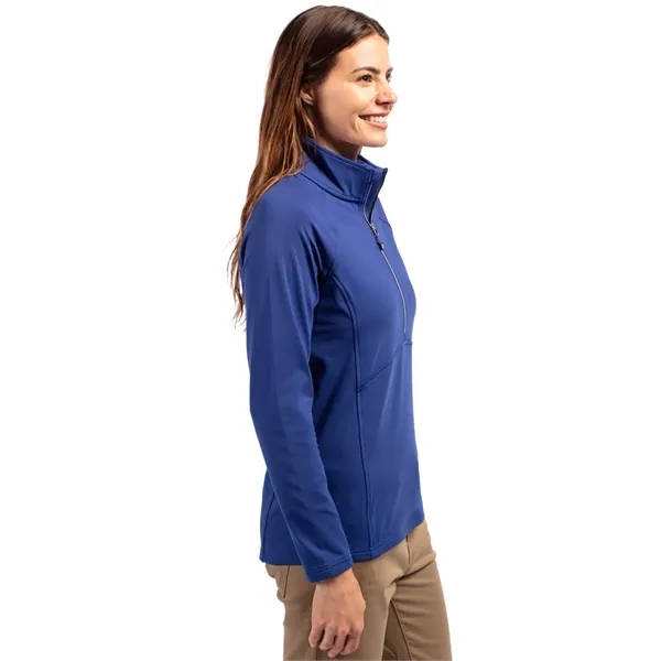 Women's pullover with a half-zip, raglan sleeves, and locker loop.... from ASI 47965 Cutter & Buck