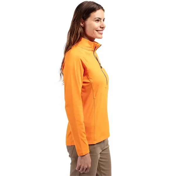 Women's pullover with a half-zip, raglan sleeves, and locker loop.... from ASI 47965 Cutter & Buck