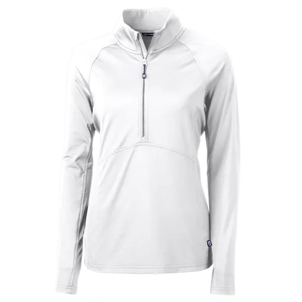Women's pullover with a half-zip, raglan sleeves, and locker loop.... from ASI 47965 Cutter & Buck
