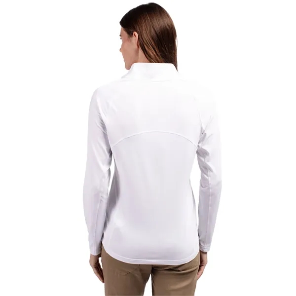 Women's pullover with a half-zip, raglan sleeves, and locker loop.... from ASI 47965 Cutter & Buck