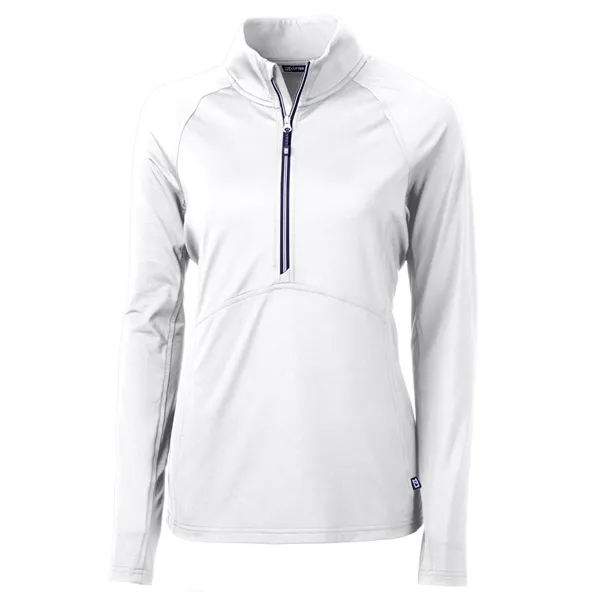 Women's pullover with a half-zip, raglan sleeves, and locker loop.... from ASI 47965 Cutter & Buck
