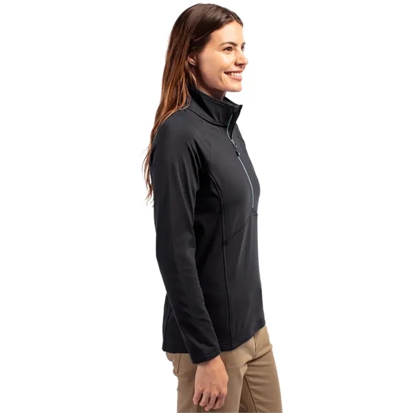 Women's pullover with a half-zip, raglan sleeves, and locker loop.... from ASI 47965 Cutter & Buck