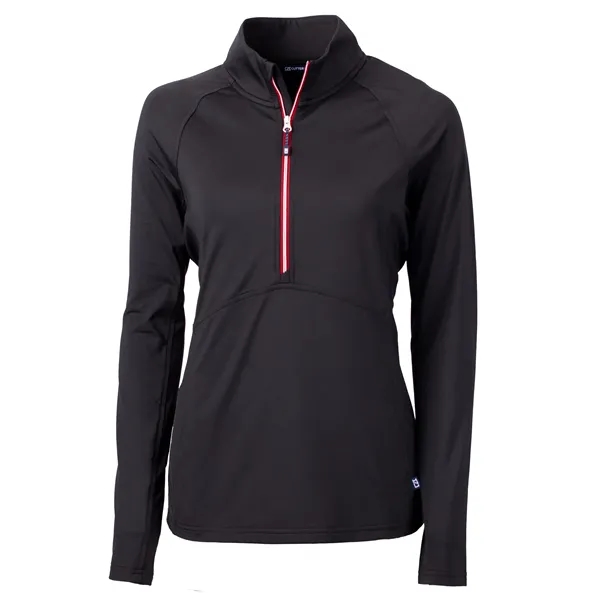 Women's pullover with a half-zip, raglan sleeves, and locker loop.... from ASI 47965 Cutter & Buck