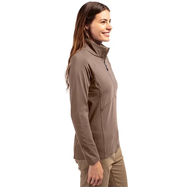 Women's pullover with a half-zip, raglan sleeves, and locker loop.... from ASI 47965 Cutter & Buck