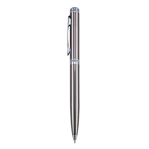 Solid brass twist-action ballpoint pen available in several colors with shining... from ASI 68190 Lungsal / Lungsal