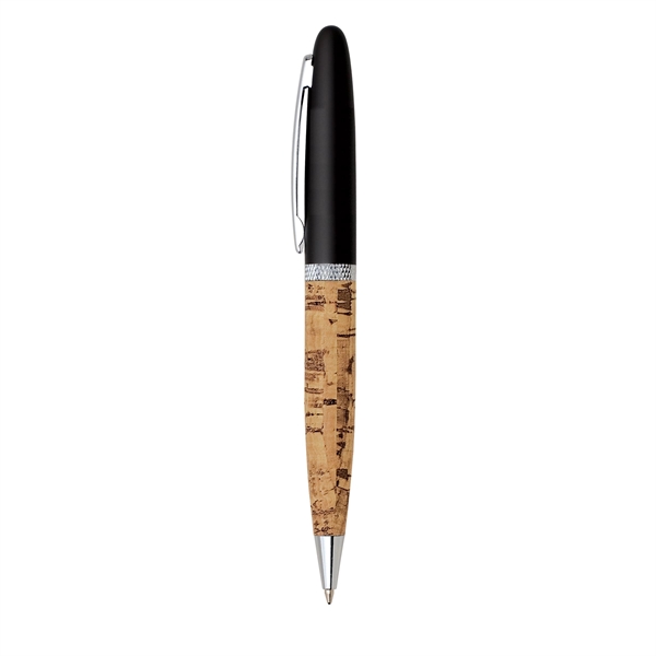 Twist-action pen made of cork with a cap available in matte... from ASI 68190 Lungsal / Lungsal