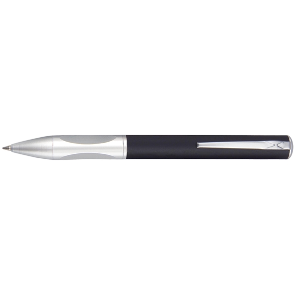Click-action ballpoint pen with a pearl white barrel with lacquer coated... from ASI 68190 Lungsal / Lungsal