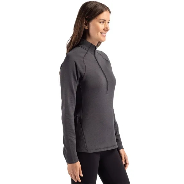 Women's sweatshirt with a half-zip and moisture-wicking performance.... from ASI 47965 Cutter & Buck