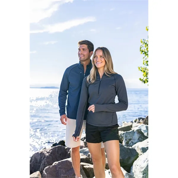 Women's sweatshirt with a half-zip and moisture-wicking performance.... from ASI 47965 Cutter & Buck