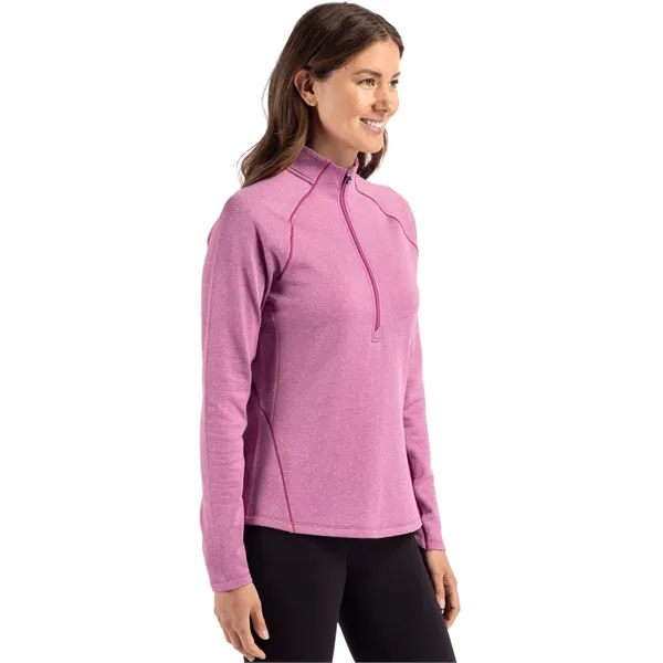 Women's sweatshirt with a half-zip and moisture-wicking performance.... from ASI 47965 Cutter & Buck