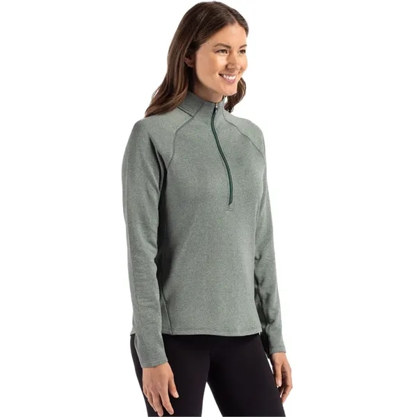 Women's sweatshirt with a half-zip and moisture-wicking performance.... from ASI 47965 Cutter & Buck