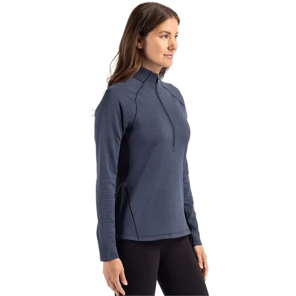 Women's sweatshirt with a half-zip and moisture-wicking performance.... from ASI 47965 Cutter & Buck
