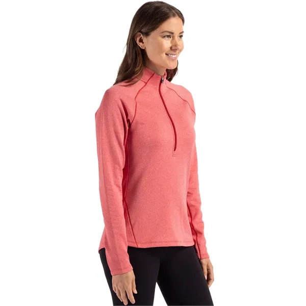 Women's sweatshirt with a half-zip and moisture-wicking performance.... from ASI 47965 Cutter & Buck