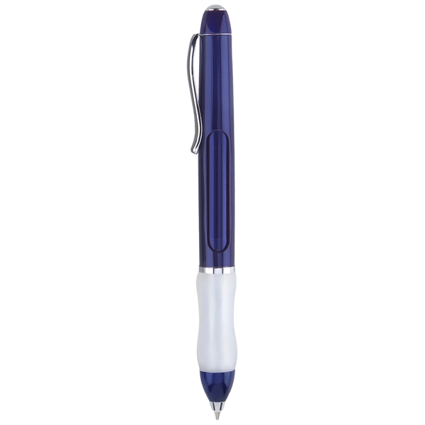 Brass twist-action ballpoint pen with a metallic color finish, frosted comfortable... from ASI 68190 Lungsal / Lungsal