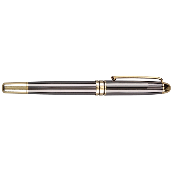 Rollerball pen made with a heavy brass barrel featuring a gold... from ASI 68190 Lungsal / Lungsal