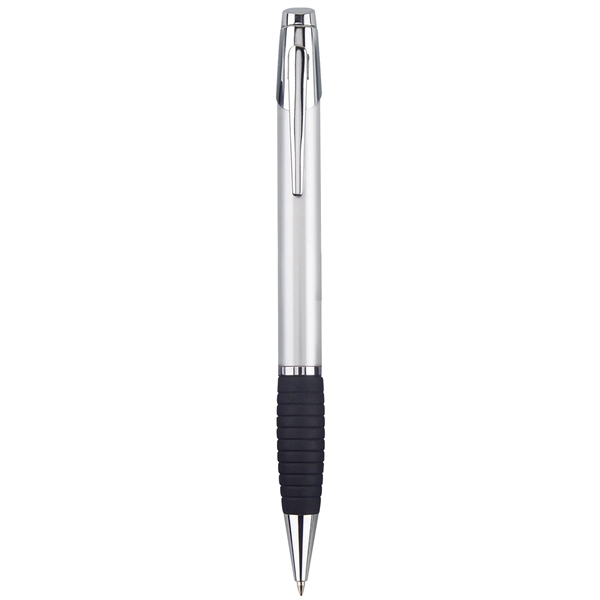 Metal twist-action ballpoint pen with a lacquer-coated barrel, comfortable rubber grip,... from ASI 68190 Lungsal / Lungsal