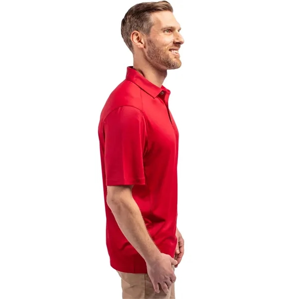 Men's polo with short sleeves, 4-way stretch, moisture-wicking performance, and UPF50+... from ASI 47965 Cutter & Buck