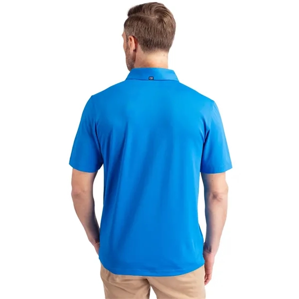Men's polo with short sleeves, 4-way stretch, moisture-wicking performance, and UPF50+... from ASI 47965 Cutter & Buck