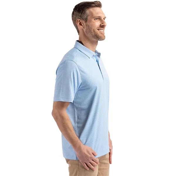 Men's polo with short sleeves, 4-way stretch, moisture-wicking performance, and UPF50+... from ASI 47965 Cutter & Buck