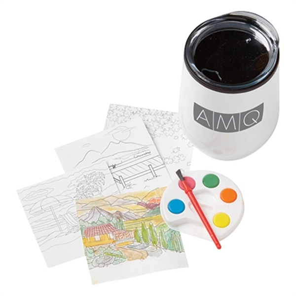 Adult painting set with 2 1/2" x 2 1/2" x 4... from ASI 63549 Jornik Manufacturing Corp / Jornik