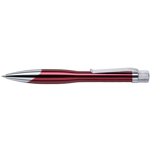 Solid brass twist-action ballpoint pen with a chrome-plated, lacquer-finished barrel and... from ASI 68190 Lungsal / Lungsal