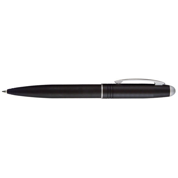 Metal twist-action ballpoint pen with a matte finish barrel, and satin,... from ASI 68190 Lungsal / Lungsal