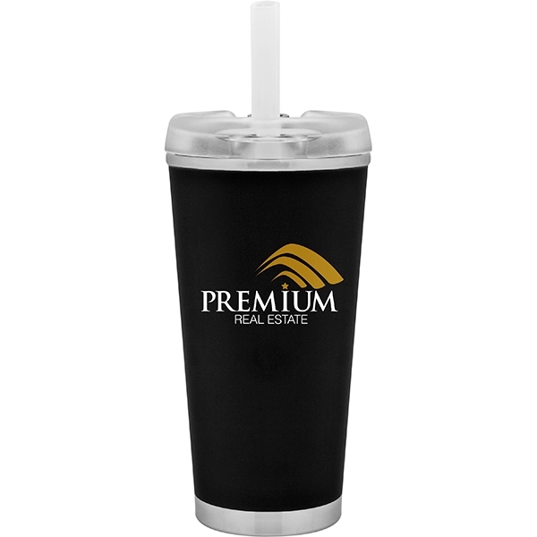 16.9 oz double wall 18/8 stainless steel thermal tumbler with copper... from ASI 51197 ETS Express, LLC