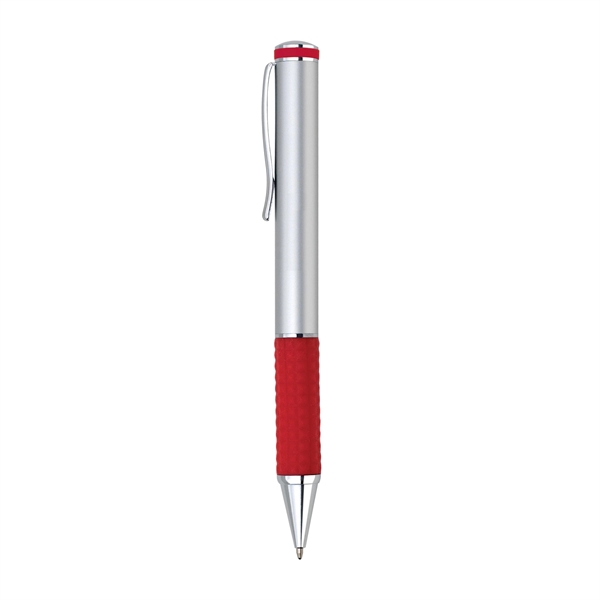 Aluminum twist-action ballpoint pen with a smooth satin finish barrel, colored... from ASI 68190 Lungsal / Lungsal