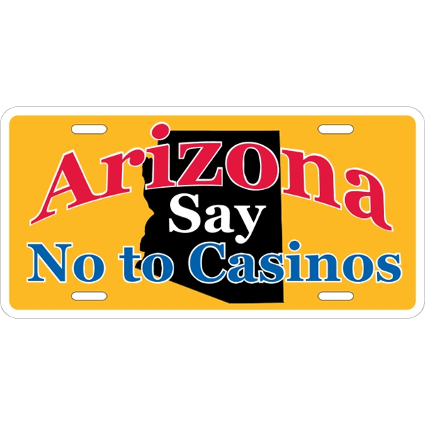 Car plate - .015" polyethylene. 12" x 6" with die-cut slots... from ASI 89910 Stouse, LLC